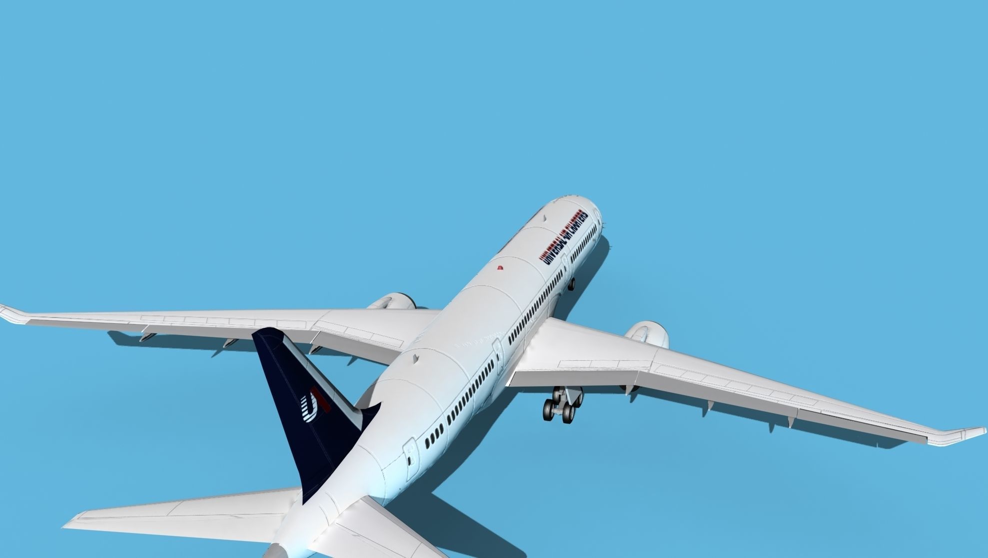 Boeing 787-9 Universal Air Express 3D model_6