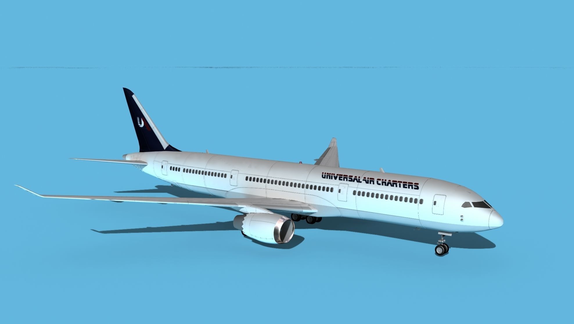 Boeing 787-9 Universal Air Express 3D model_3