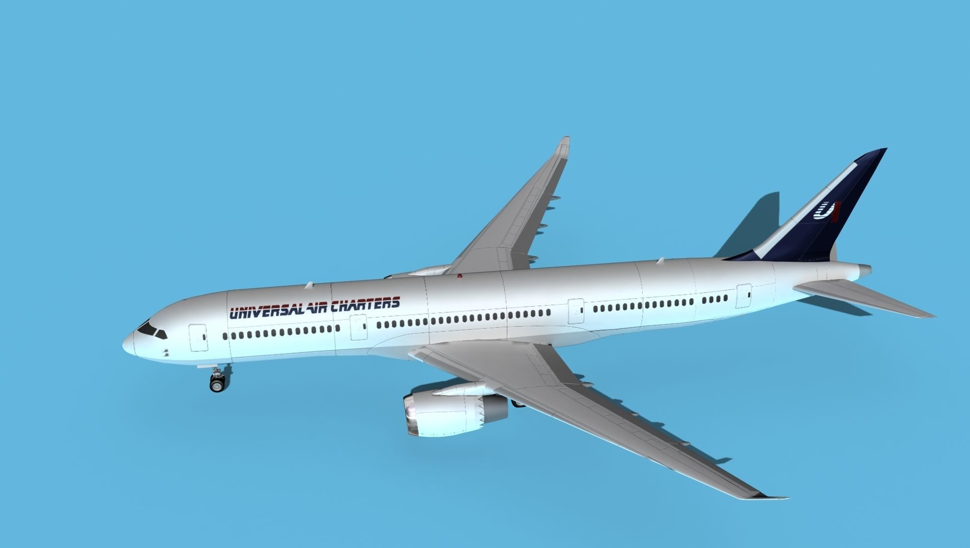 Boeing 787-9 Universal Air Express 3D model_9