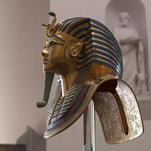 Tutankhamun Mask v4  full    3D print model