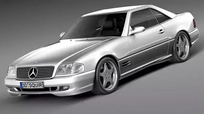Mercedes-Benz SL500 r129 1989-2001 3D model