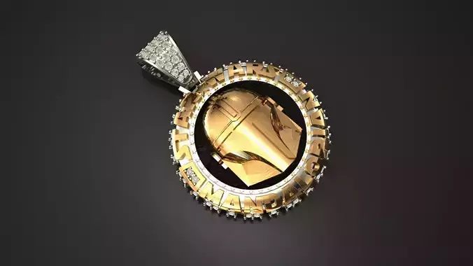 Star wars Diamond Pendant