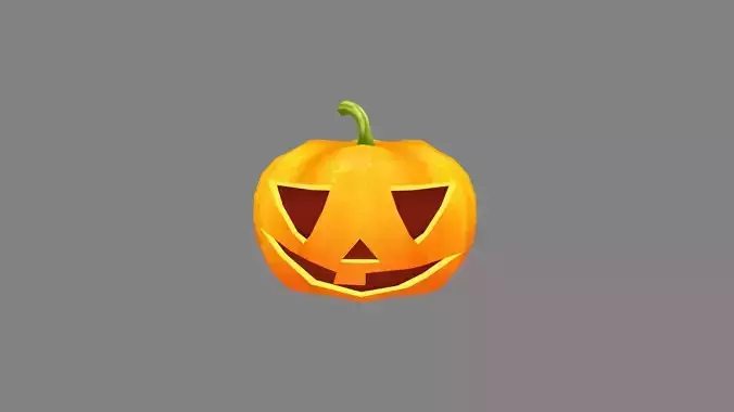 Cartoon Smiley Pumpkin - Smile