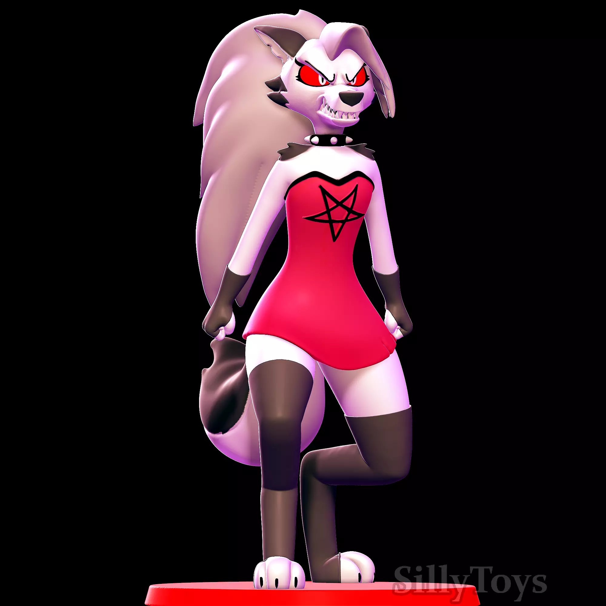Loona angry - Helluva Boss 3D print model