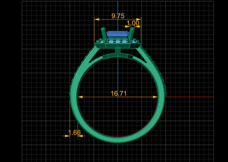 Fashion ring 3D print model_6