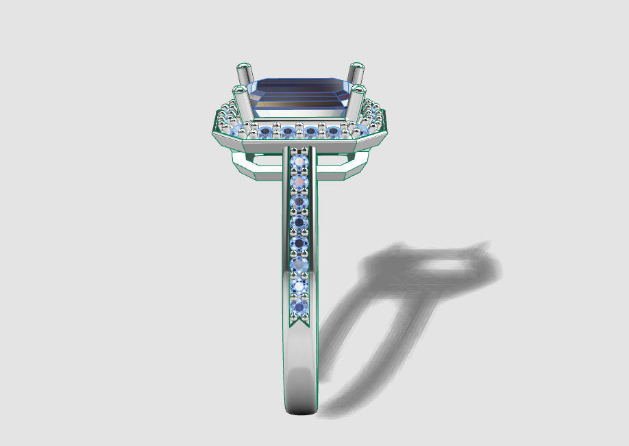 Fashion ring 3D print model_5