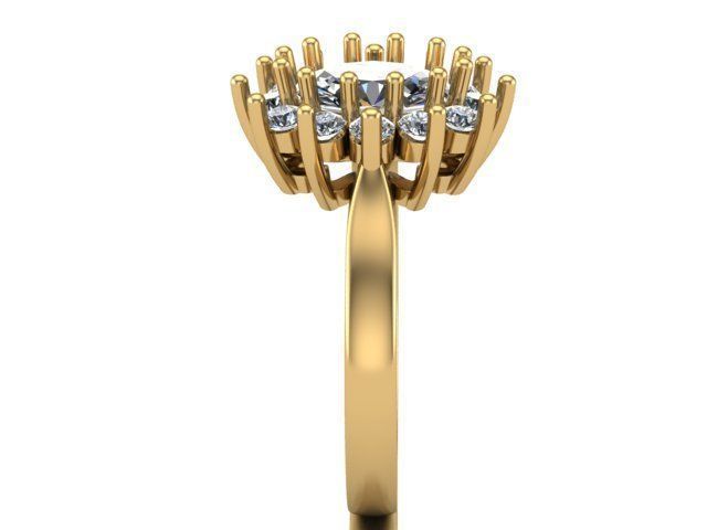 Fashion ring 3D print model_10