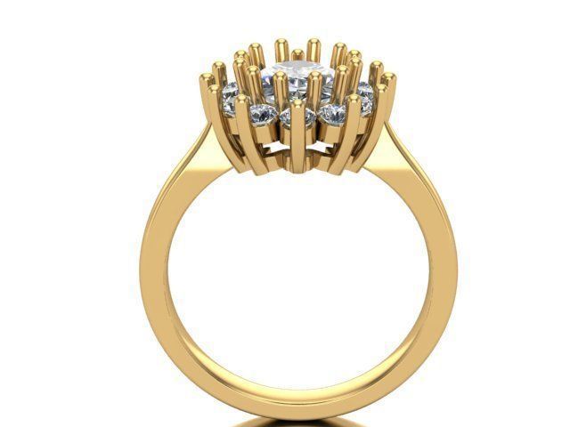 Fashion ring 3D print model_12