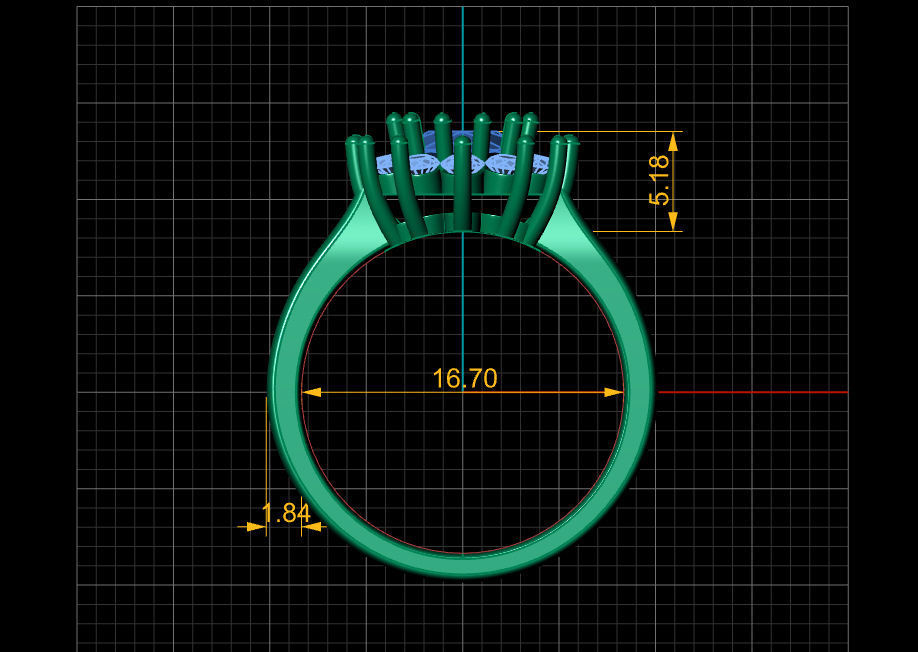 Fashion ring 3D print model_18
