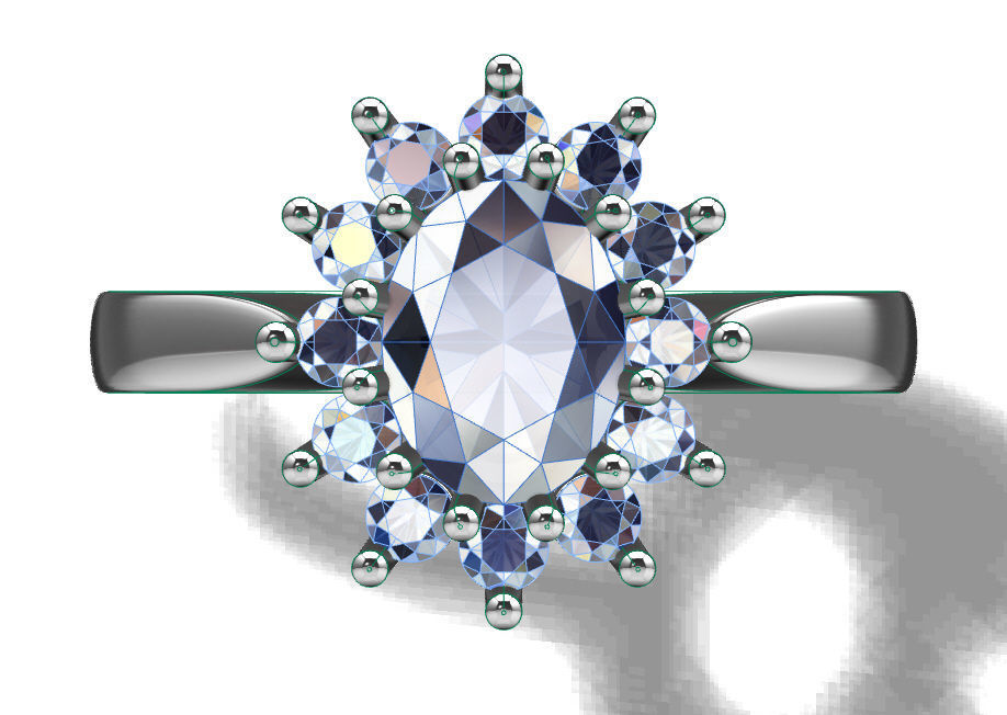 Fashion ring 3D print model_1