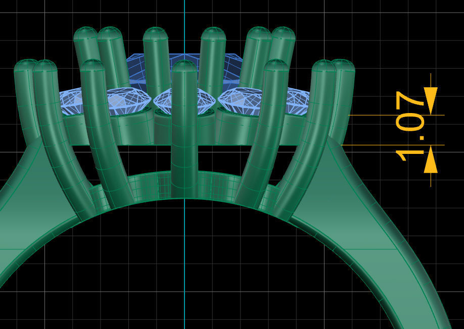 Fashion ring 3D print model_13