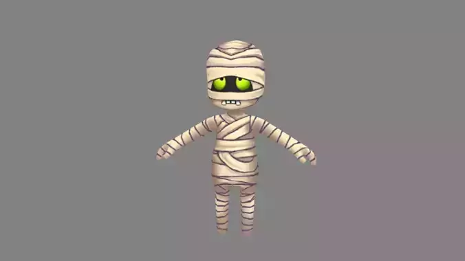Cartoon mummy boy