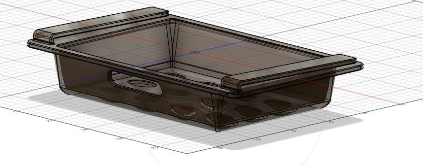 Refrigerator Organizer Drawer 3D print model_8