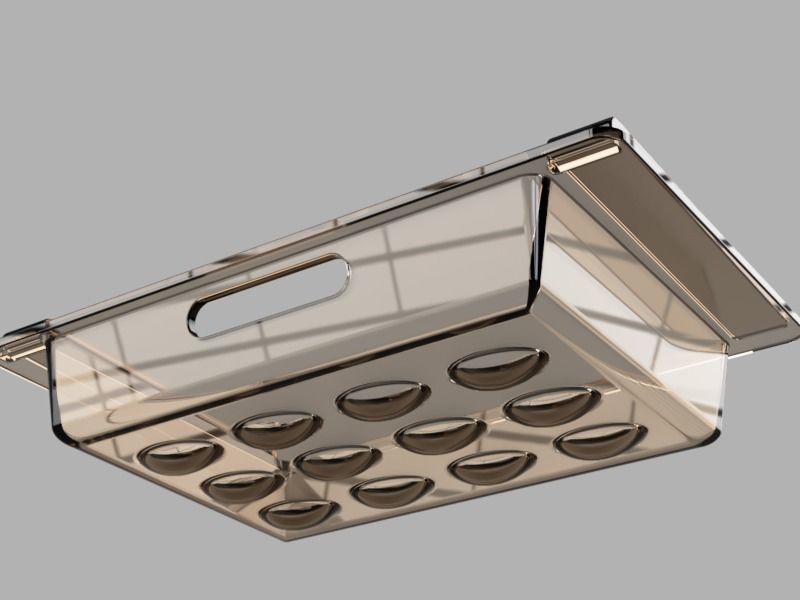 Refrigerator Organizer Drawer 3D print model_2