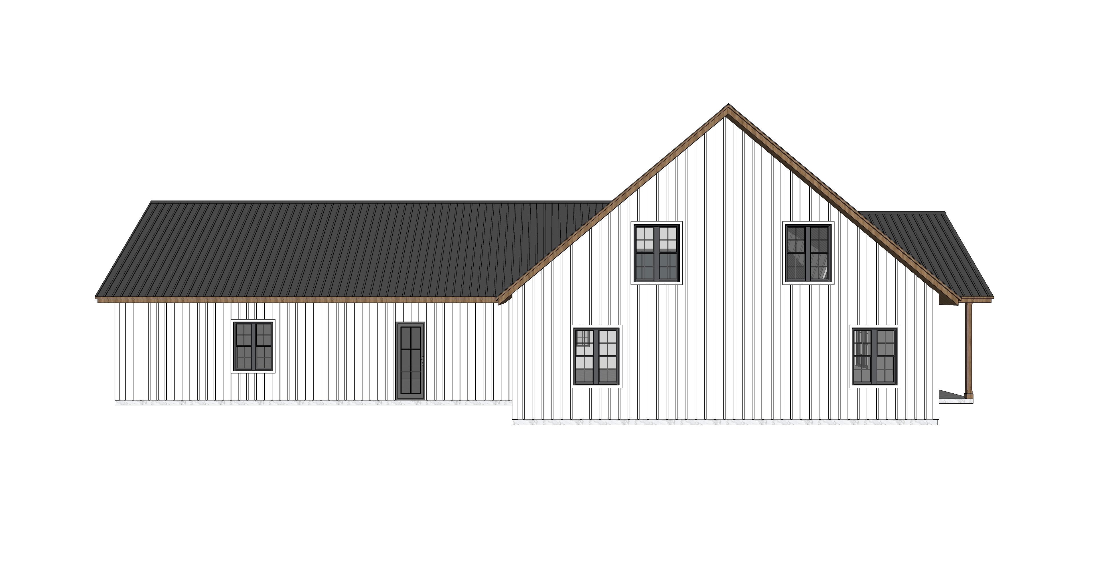 Barndominium House 025 -Archimple LLC 3D model_2