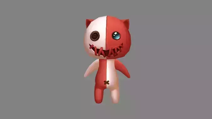  Cartoon horror doll monster