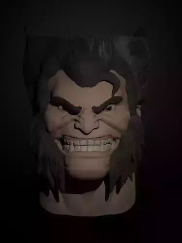 Wolverine Head Stylized