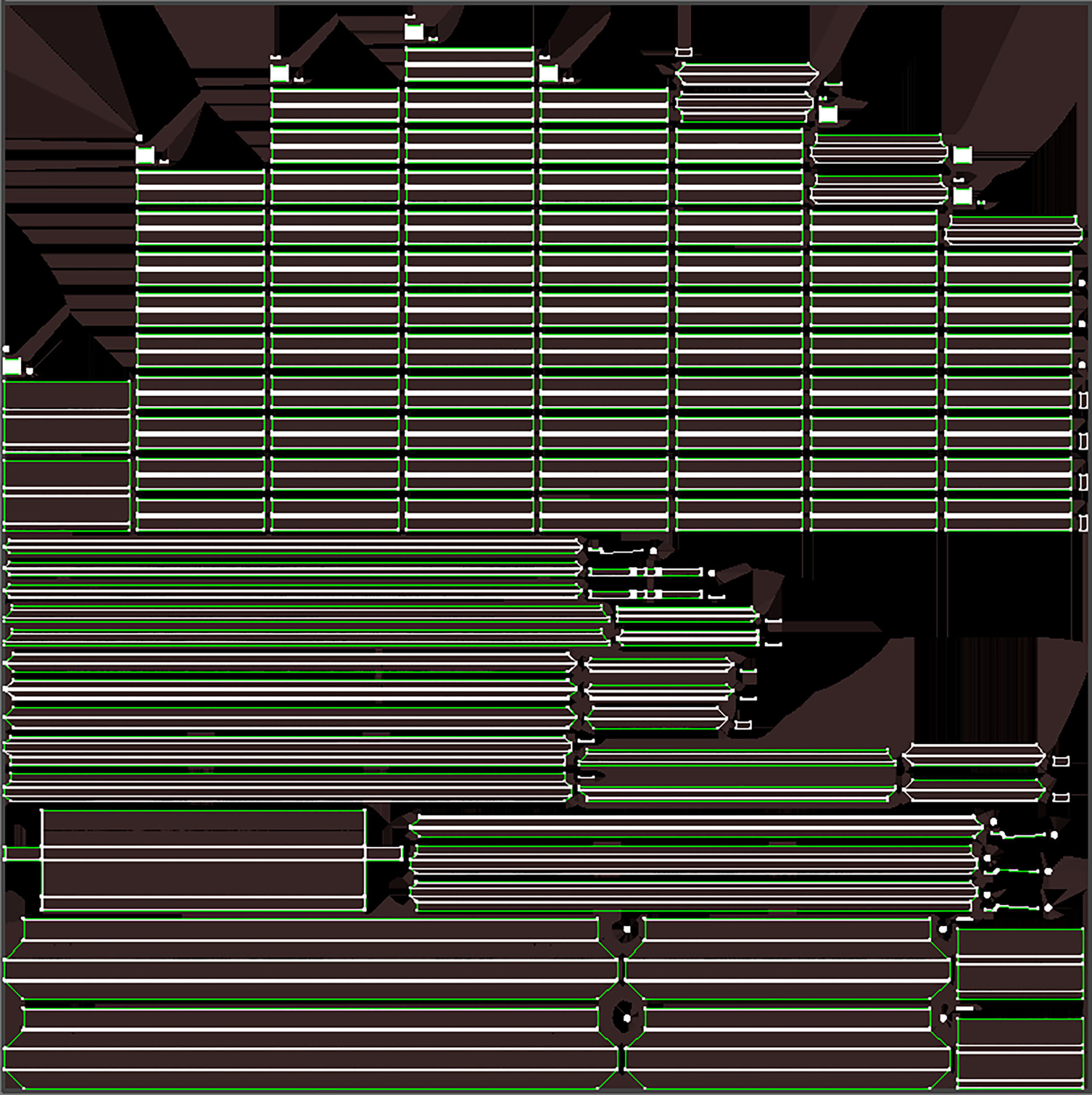 Metal shutters and blinds 3D model_23