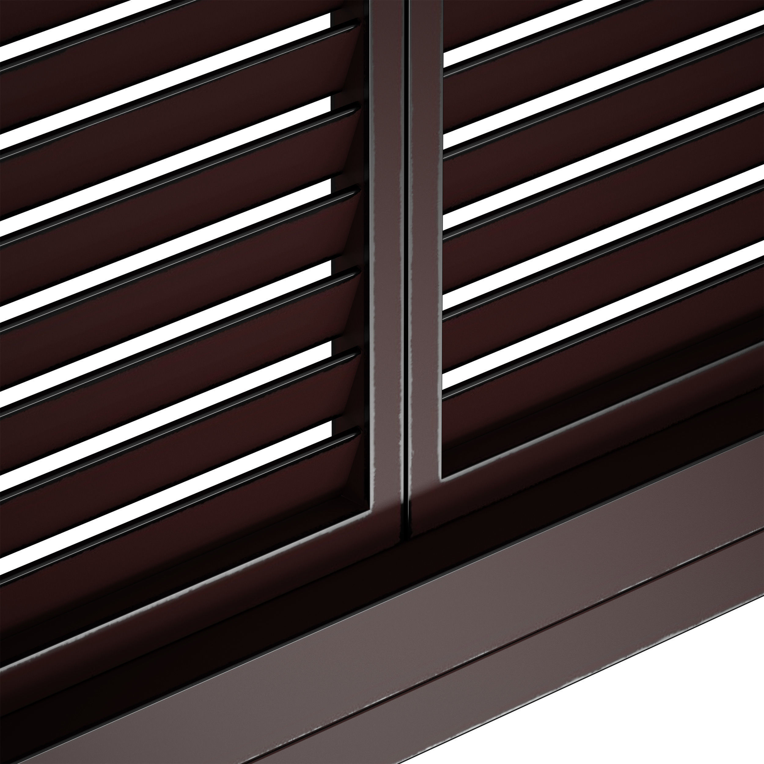 Metal shutters and blinds 3D model_18