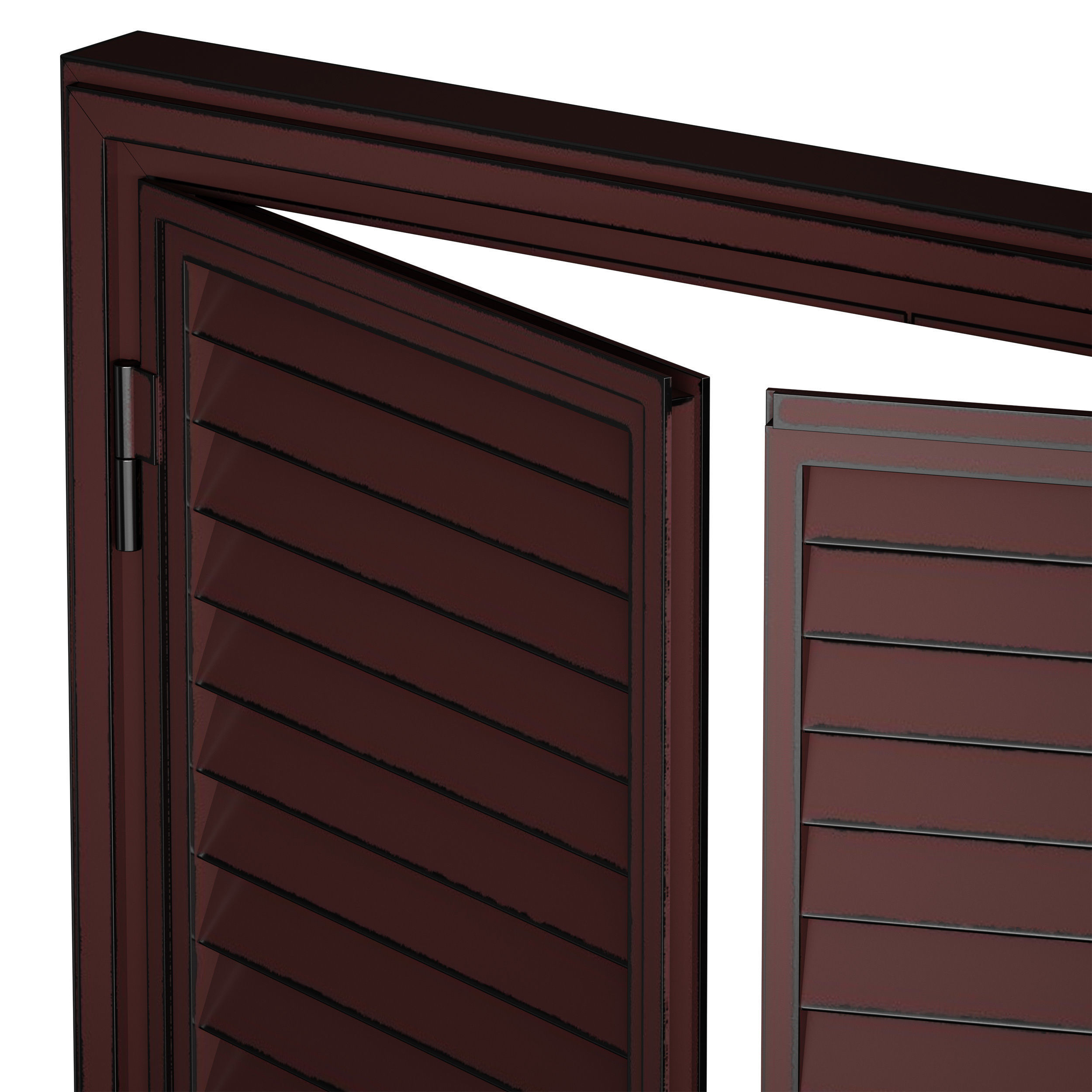 Metal shutters and blinds 3D model_15