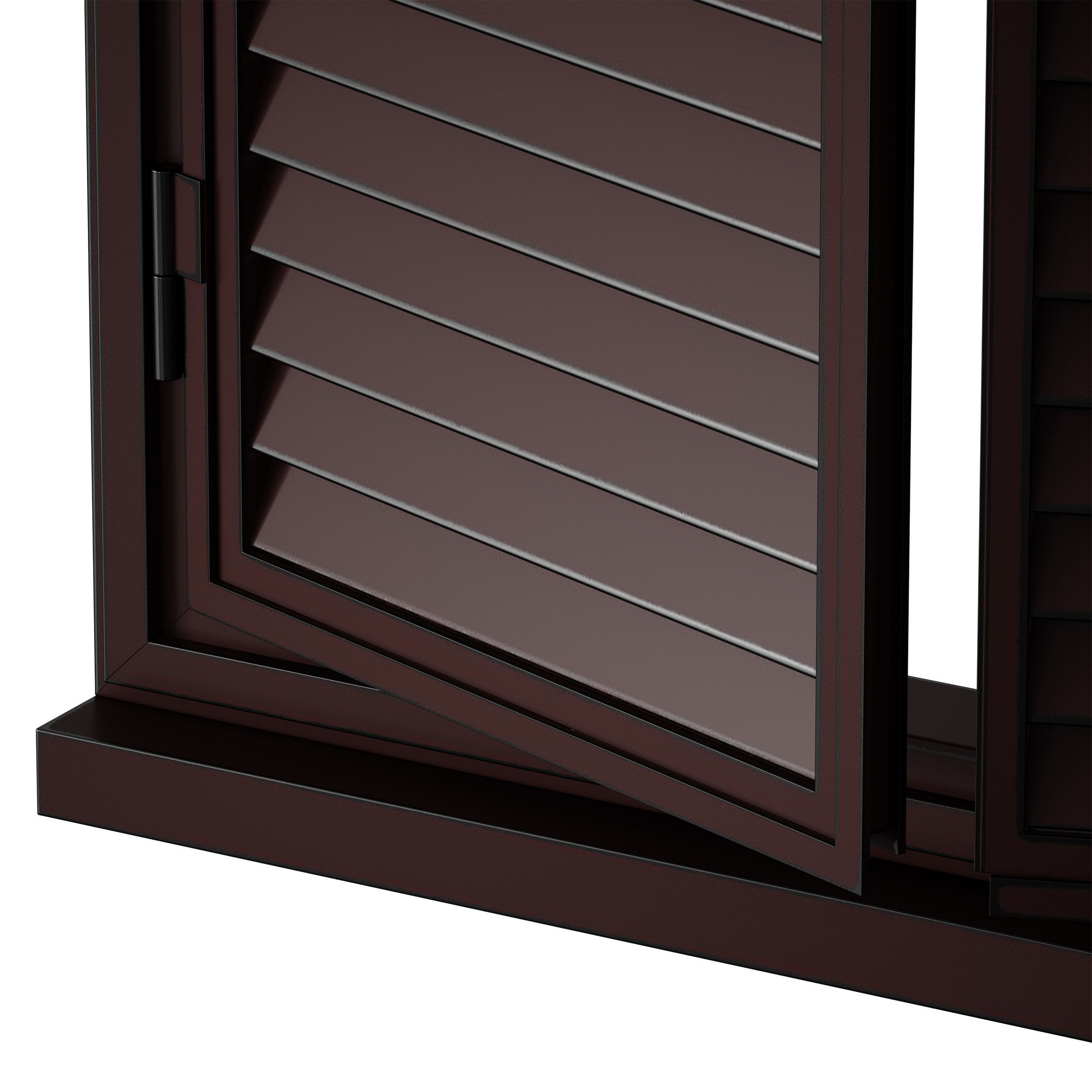 Metal shutters and blinds 3D model_12