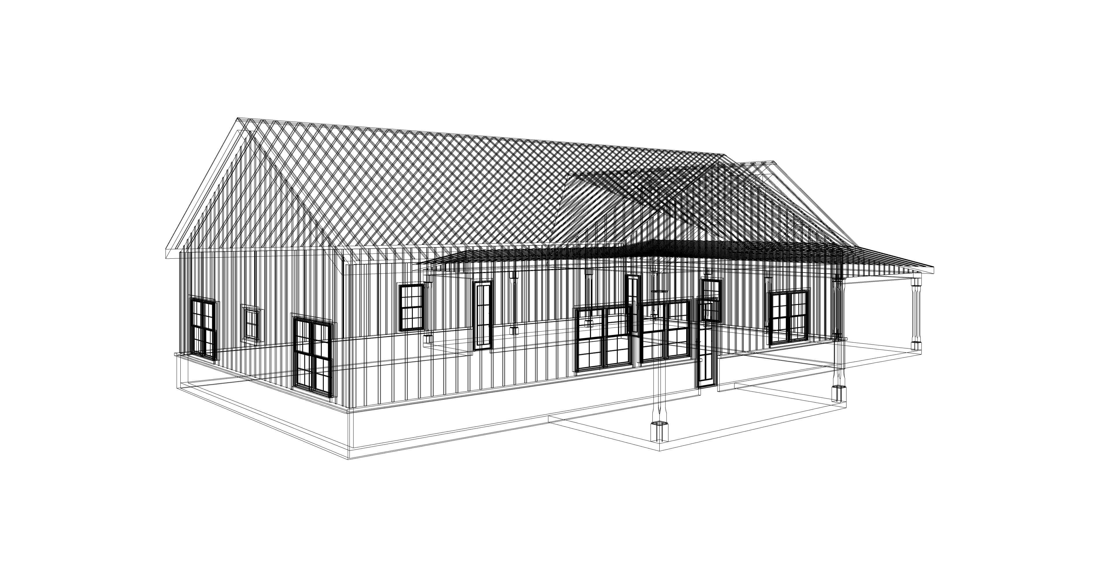 Barndominium House 028 -Archimple LLC 3D model_6