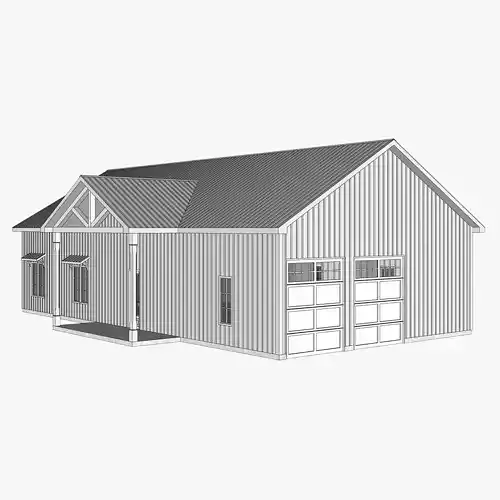 Barndominium House 029 -Archimple LLC