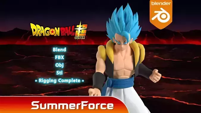 Gogeta - Dragonball Super 3D model