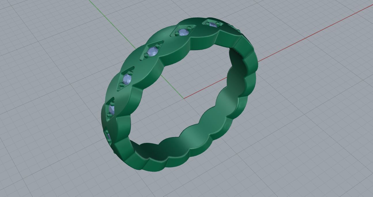 nice ring 3D print model_2