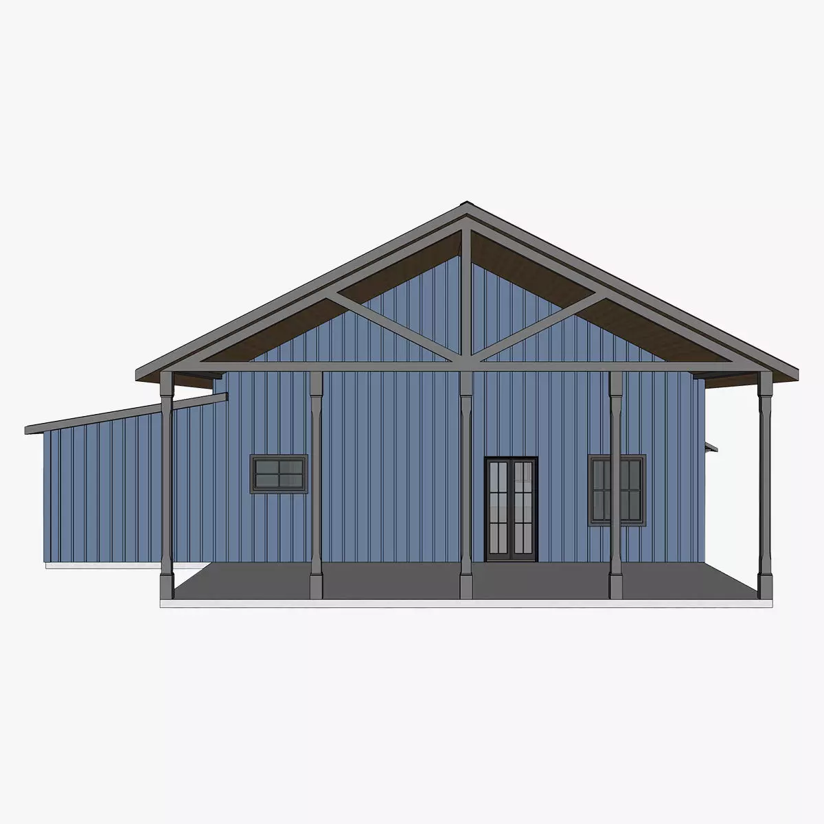 Barndominium House 32 -Archimple LLC 3D model_0