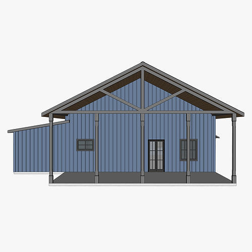 Barndominium House 32 -Archimple LLC 3D model
