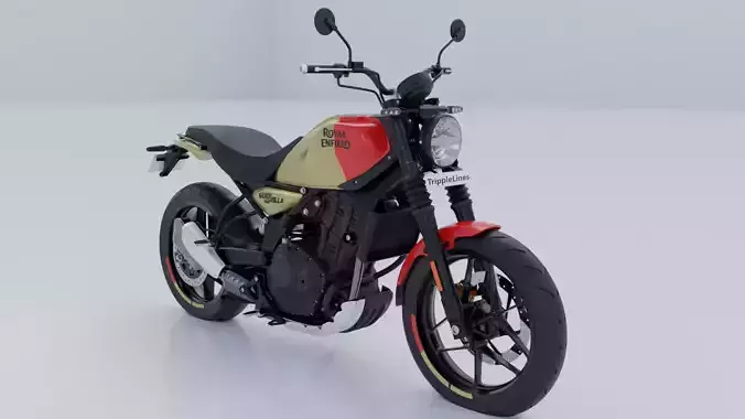 Royal Enfield Guerrilla 450 3D Model