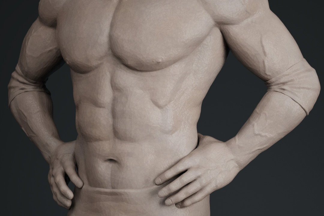 Dwayne Johnson The Rock 3D print model_7