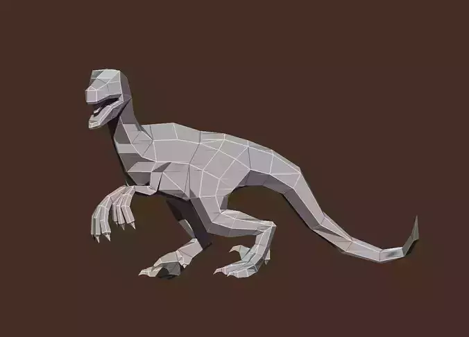 dinosaur polygon art