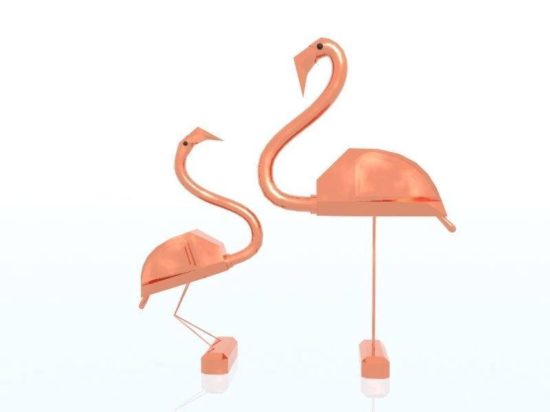 pelican sculpture art 3D print model_1