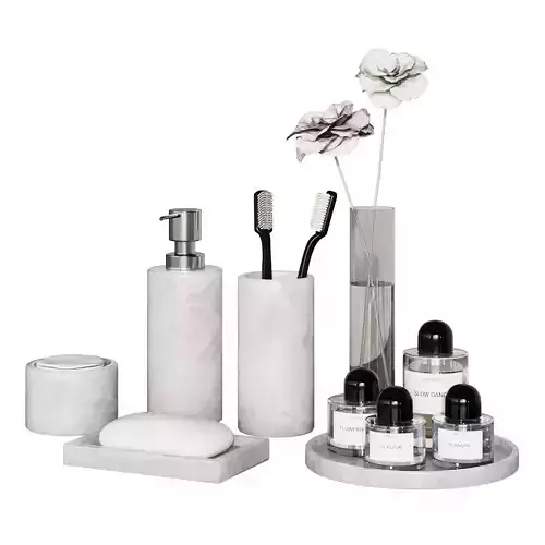 Bathroom Decor with Flowers