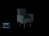 Living Room - Furniture Set 3D Model Collection_1
