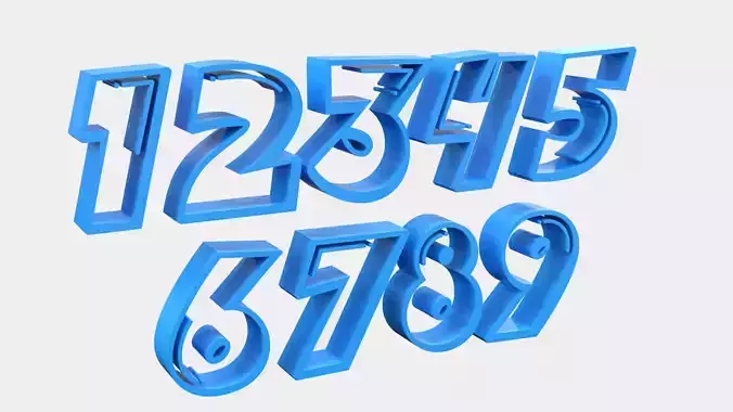 Plastic Numbers Love