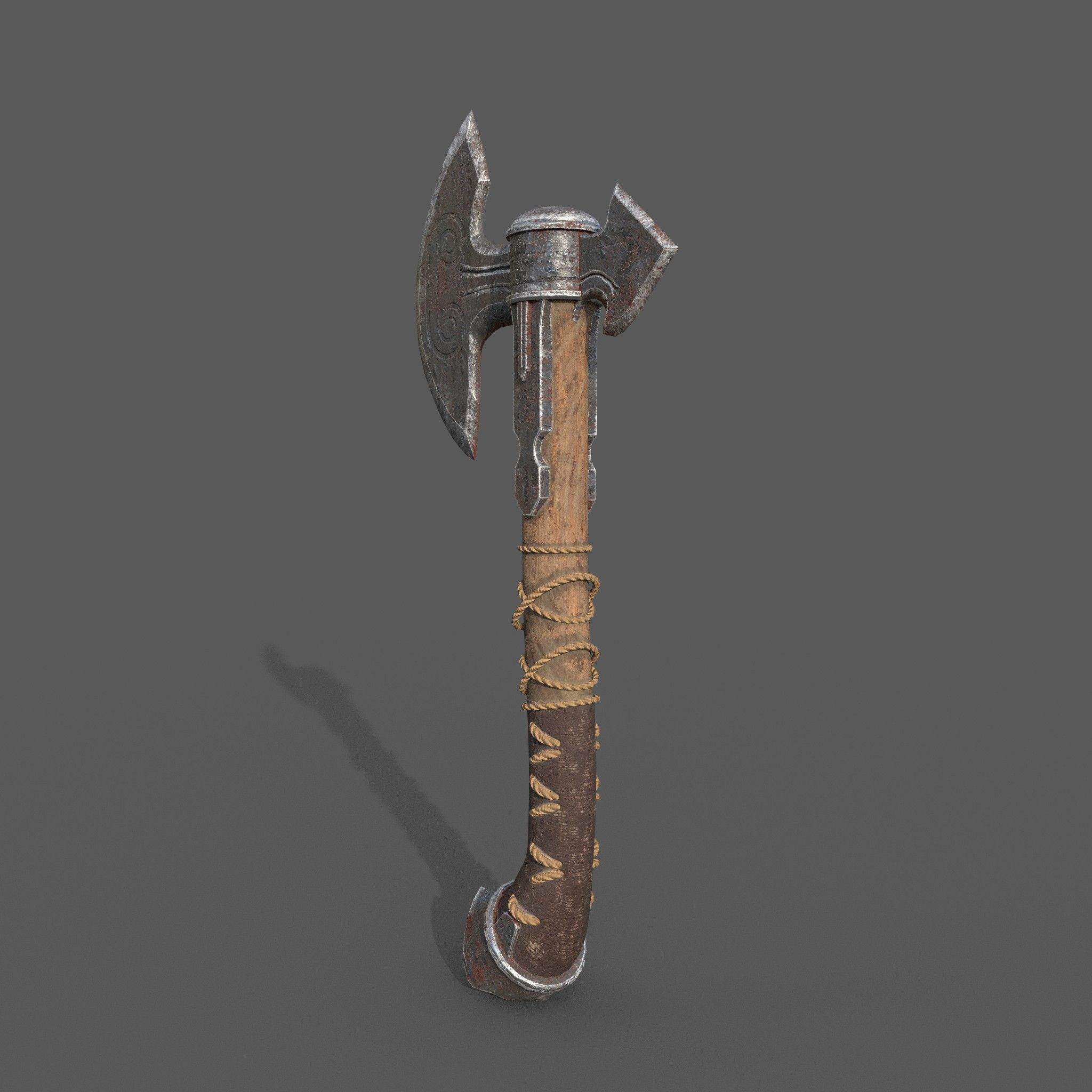 3d axe 3D model_6