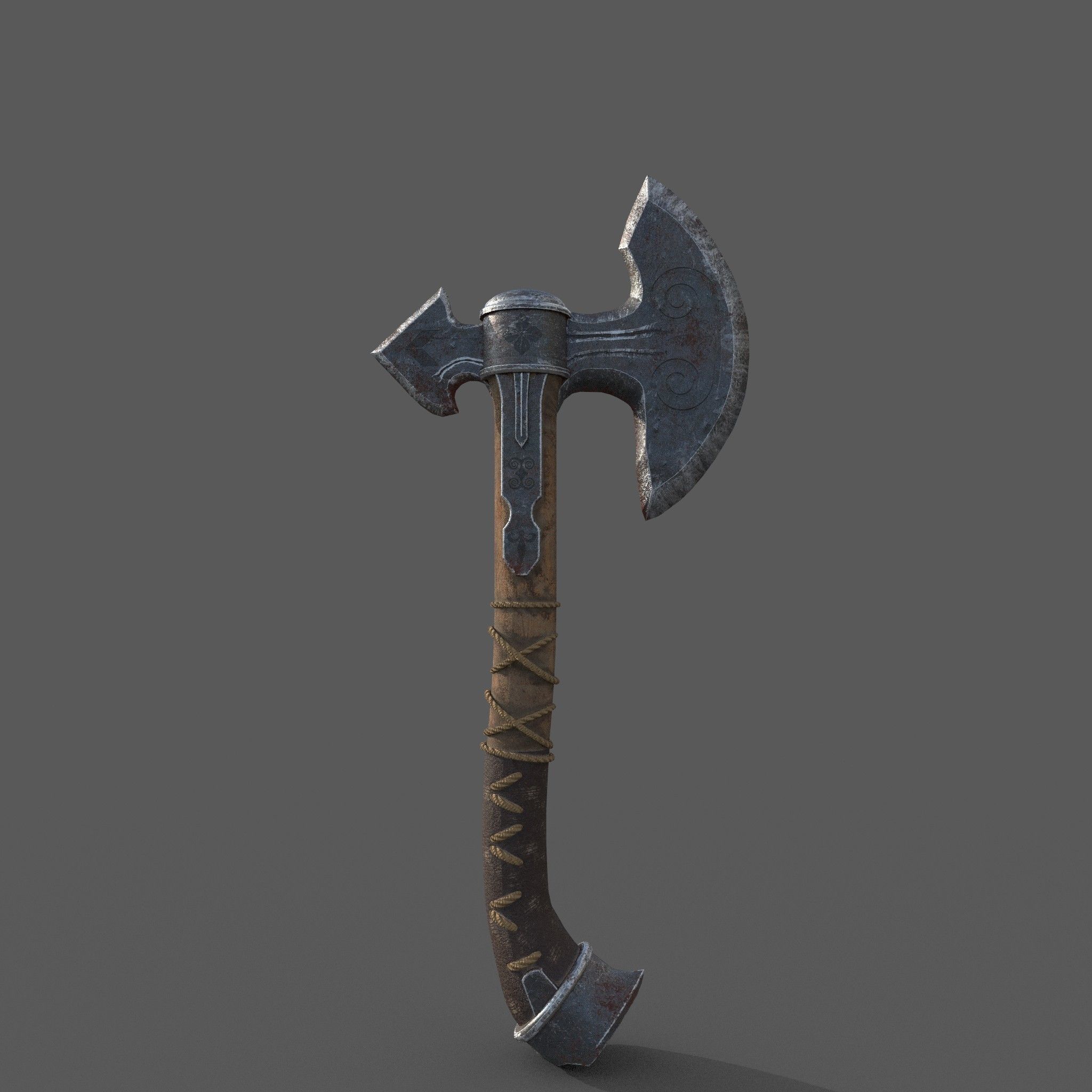 3d axe 3D model_3