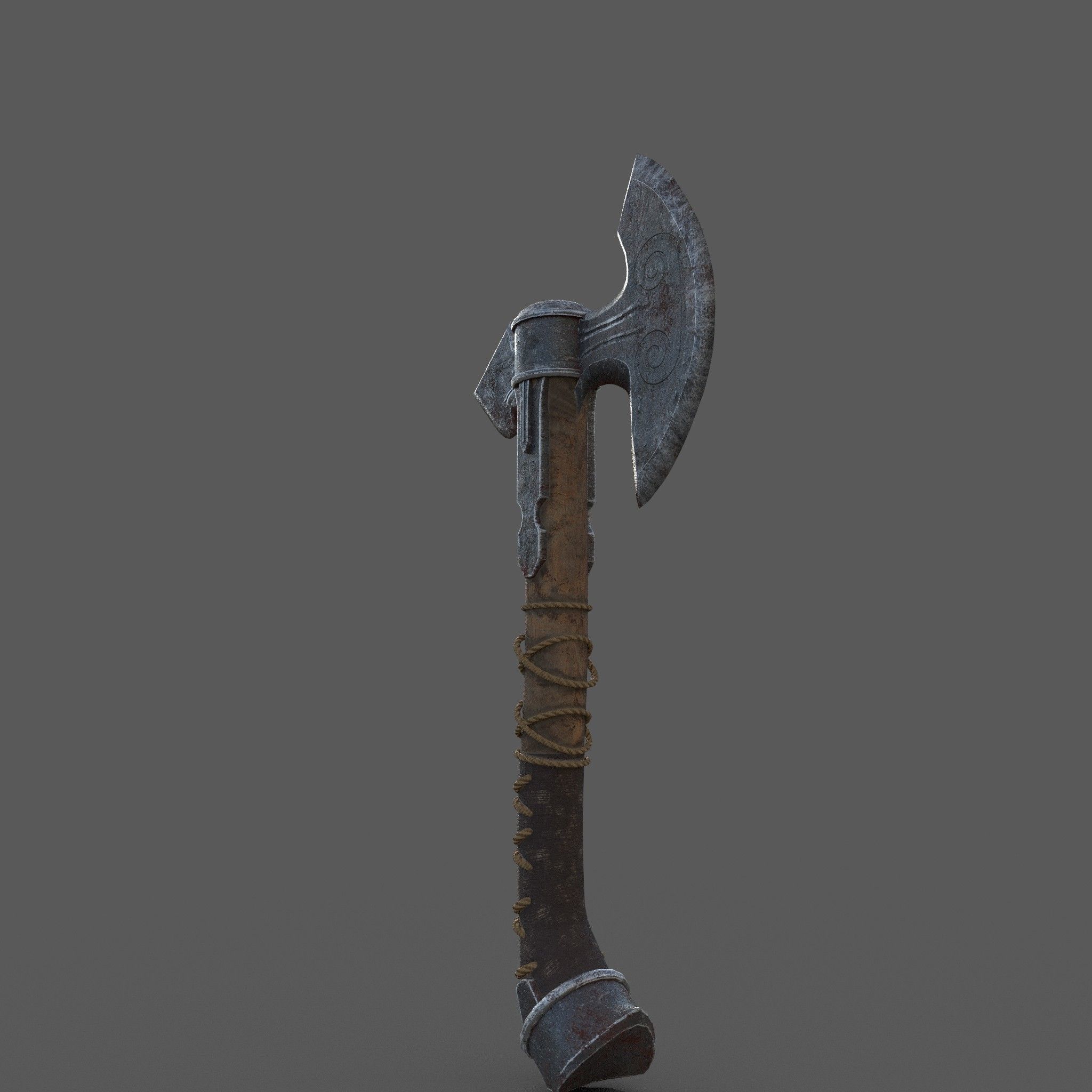 3d axe 3D model_2