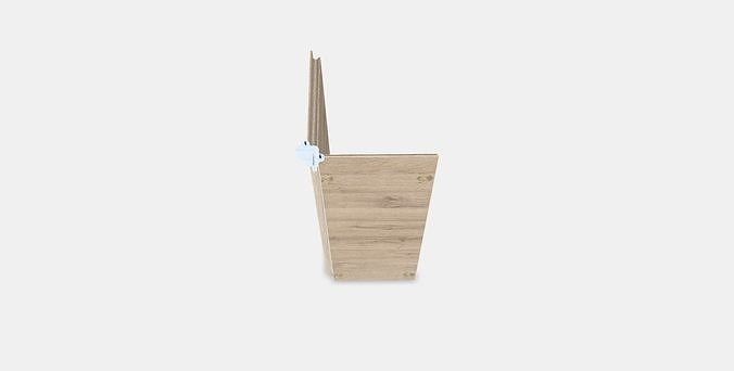 VOXTORP 2-p door f corner base cabinet set 2 Low-poly 3D model