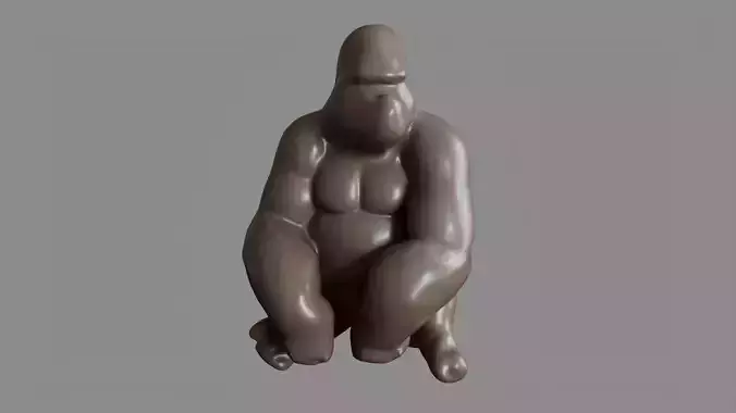 Decoration Gorilla Figurine