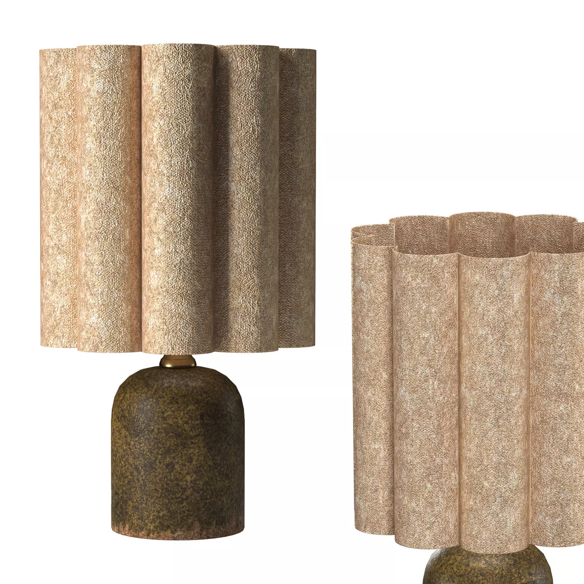 Duzy Handmade Table Lamp 3D model_0