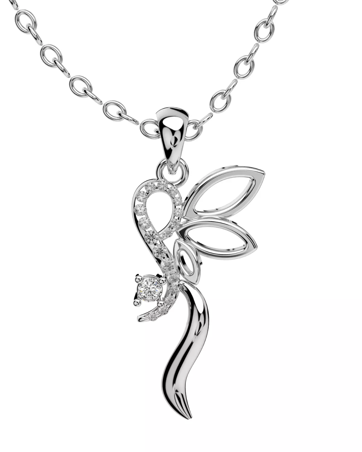 Light Jewelry  Diamond Pendent 3D ShowCase- X008-V1 3D print model_0