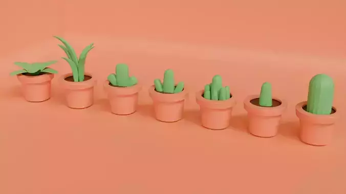 Low Poly Plant