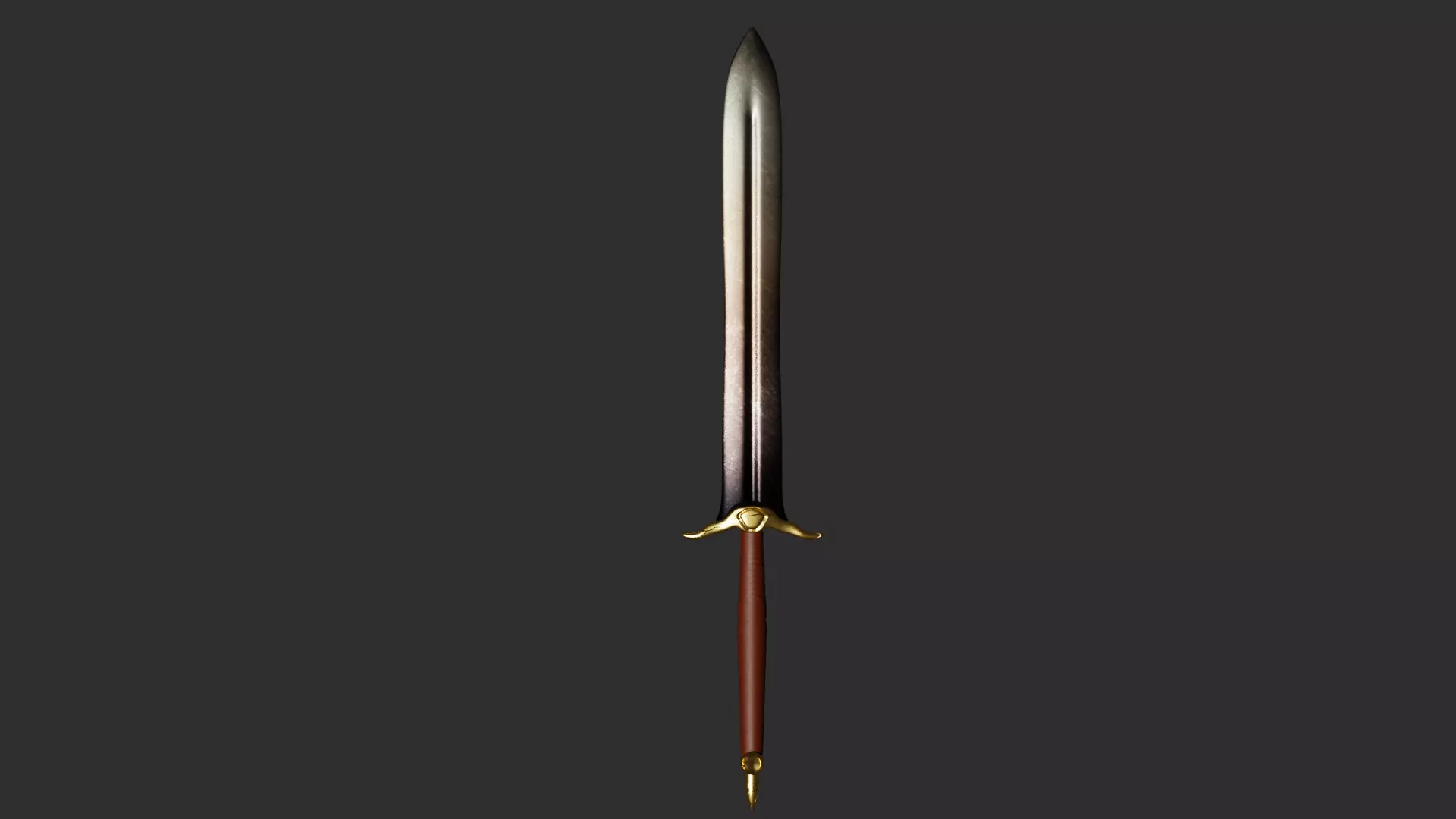 The Knight Sword 3D model Free low-poly 3D model