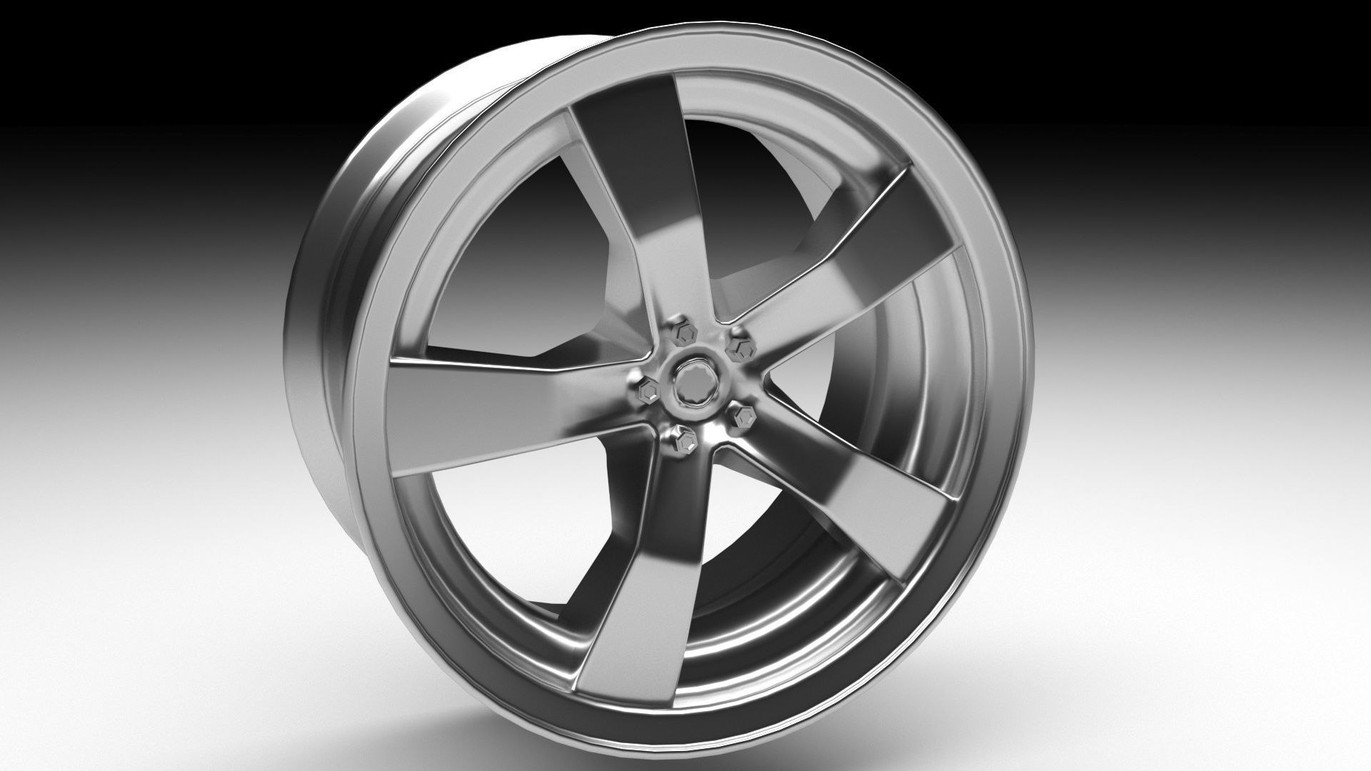 Car Rim 3D model_5
