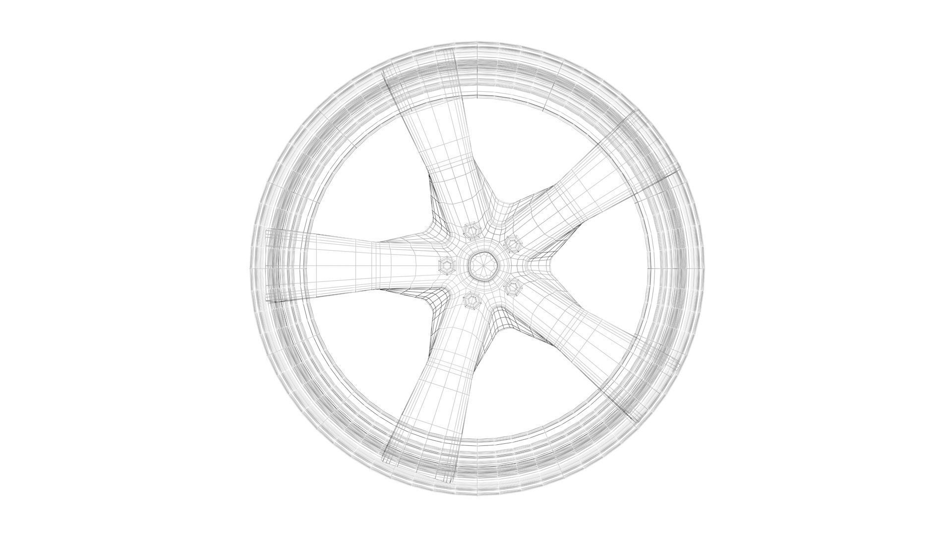 Car Rim 3D model_30