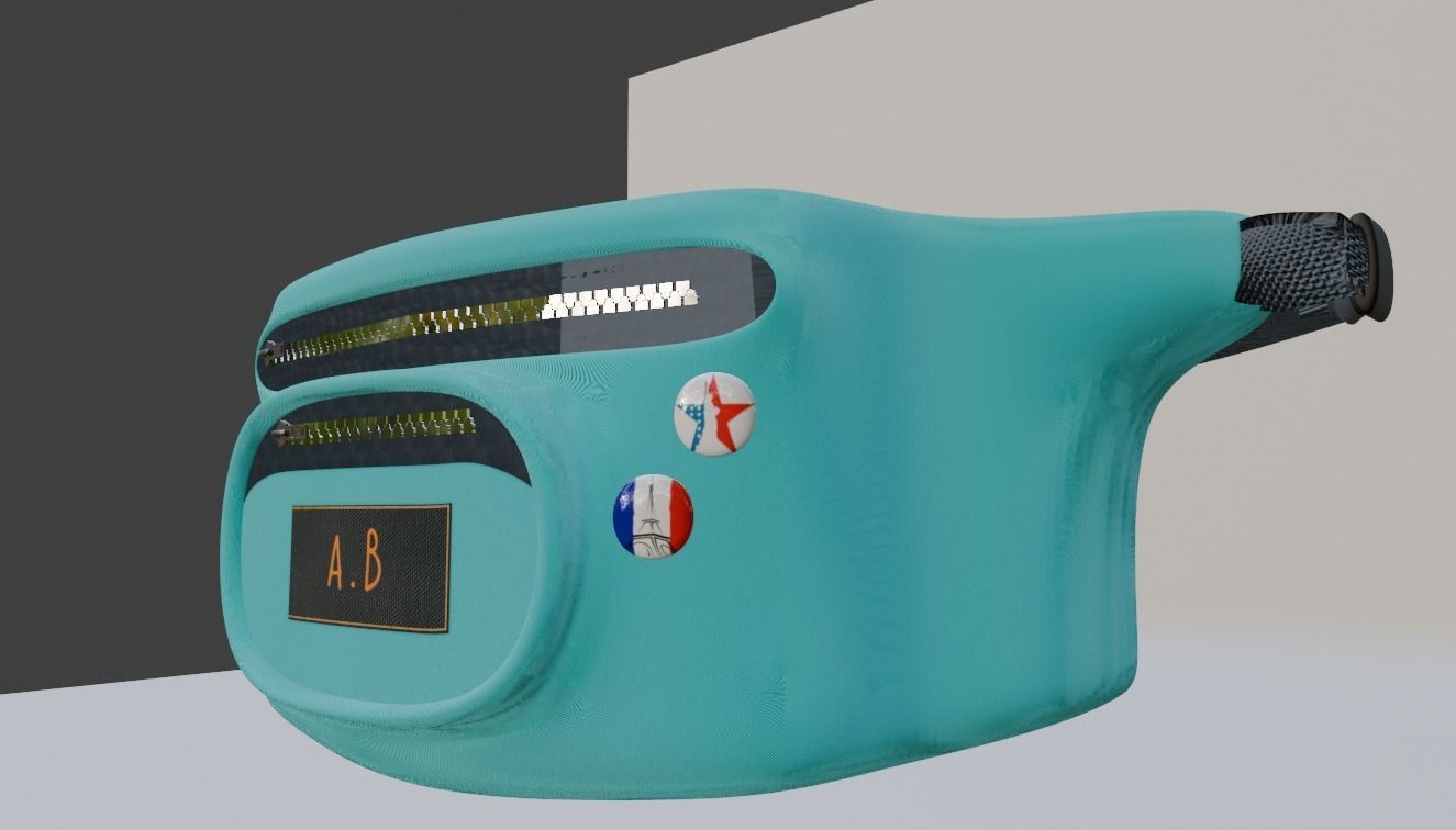 Fanny Pack 3D model_1